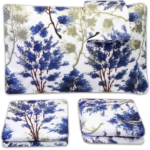 Queen Size Floral Bedsheet - Picture 2 of 5